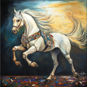 Royal White Horse